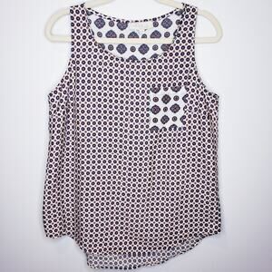 Olive & Oak Pocketed Hi Low Tank Top